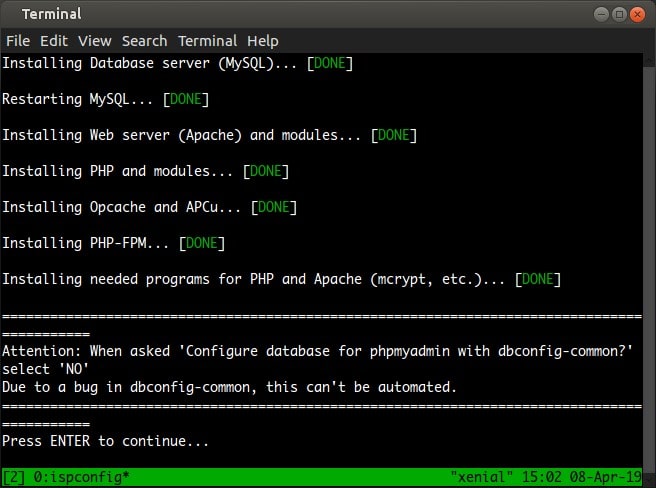 install ispconfig ubuntu 18.04